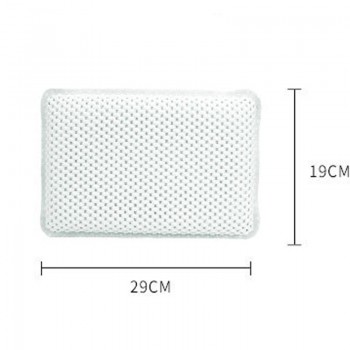 Sponge Non-slip Bath Mat Suction Cup Bathtub Pillow SPA Neck Pillow Can Be Hung Bathroom Accessories Easy To Clean