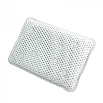Sponge Non-slip Bath Mat Suction Cup Bathtub Pillow SPA Neck Pillow Can Be Hung Bathroom Accessories Easy To Clean