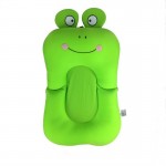 LM1131 Frog Design Foldable Baby Bath Tub Bathtub Pad Newborn Baby Pillow Bath Seat Infant Bathtub Support Blooming Bath Mat