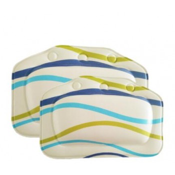 Hot PVC Home Spa bath pillow massager with Suction Cup Soft Head rest Bathtub Cushion Bathroom Accessories