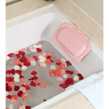 Hot PVC Home Spa bath pillow massager with Suction Cup Soft Head rest Bathtub Cushion Bathroom Accessories
