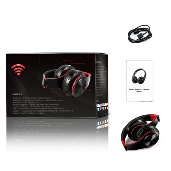 Best headphones Wireless  earphones with microphone Digital Stereo Bluetooth Headset Card MP3 player FM Radio Music for all