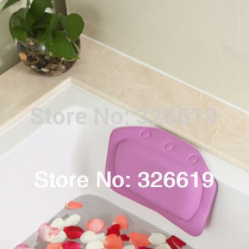 Bathroom tub pillow bathtub pillow headrest sucker waterproof coarse grain soft bath pillow Bathroom SPA soft pillows