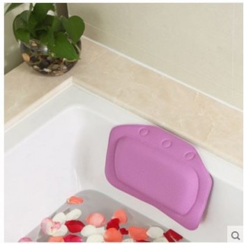 Bathroom tub pillow bathtub pillow headrest sucker waterproof coarse grain soft bath pillow Bathroom SPA soft pillows