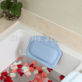 Bathroom tub pillow bathtub pillow headrest sucker waterproof coarse grain soft bath pillow Bathroom SPA soft pillows