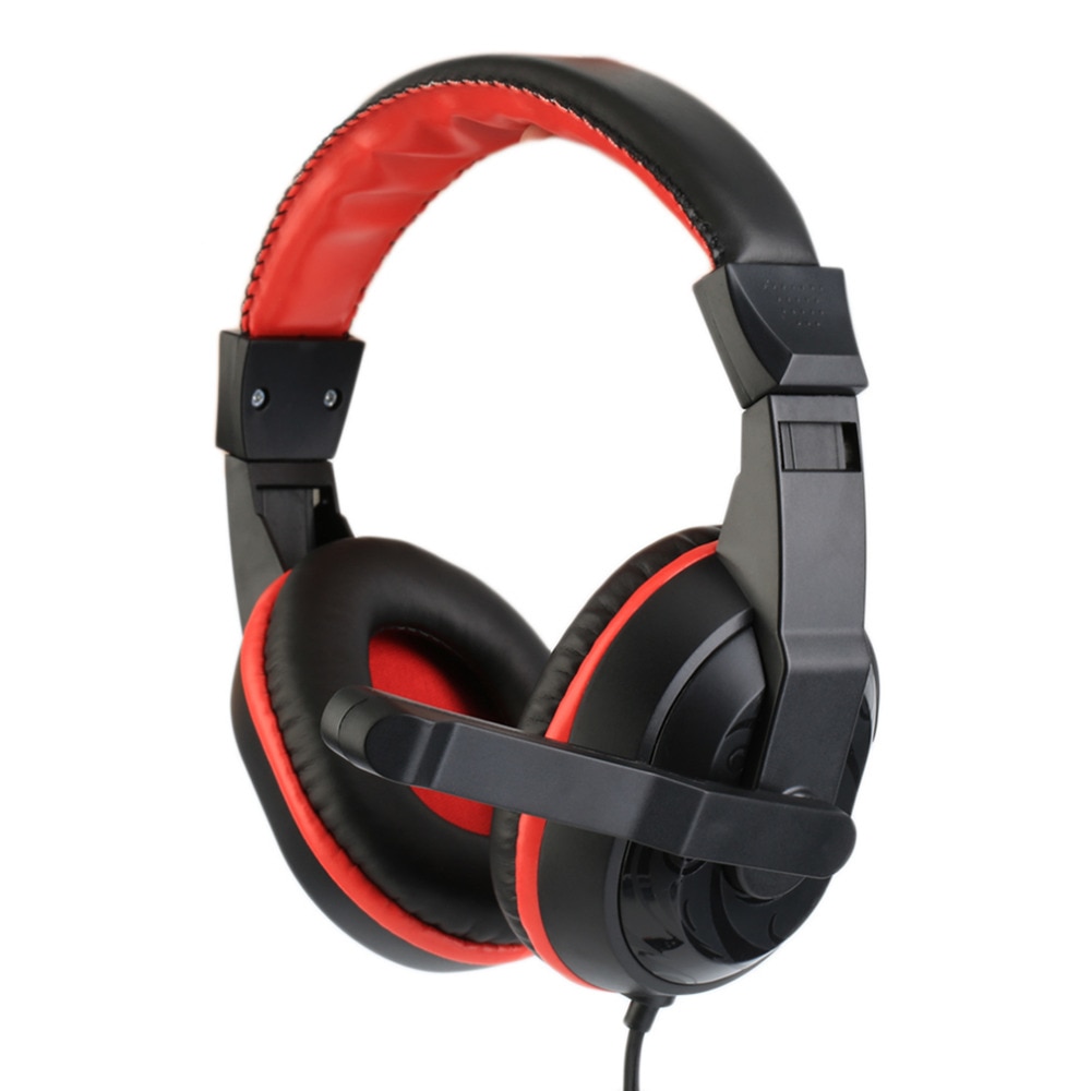 Gaming Headset 3.5mm Jack Game Earphone With Microphone Adjustable Headphones For Computer PC Bass Stereo Gaming Headphones
