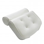3D Mesh Spa Non-Slip Cushioned Bath Tub Spa Pillow Bathtub Head Rest Pillow With Suction Cups For Neck And Back Bathroom