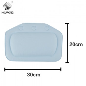 Waterproof Bath Pillows Soft Bathtub Headrest Suction Cup Bath Tub Pillow SPA Back Neck Hold Cushion Gift Bathroom Accessories