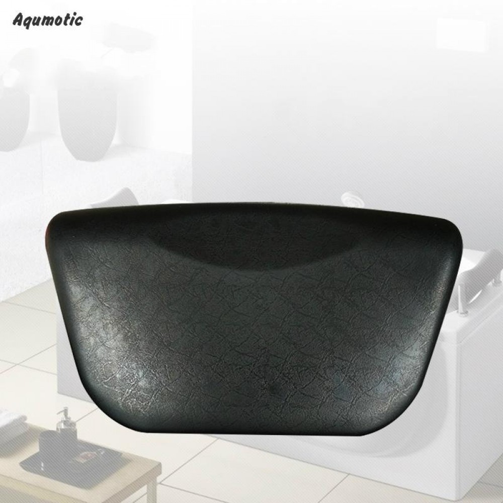 Aqumotic Black Bath Body Pillow Set 1pc White Tub Pillows Luxury Spa Comfortable Quick Dry Soft Pillow for Home Bathroom Care
