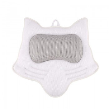 3D Fox Shaped Bathtub Pillow Non-slip Bathtub Pillow Strong Sucker Home Spa Pillow Support Head Neck Back And Shoulders
