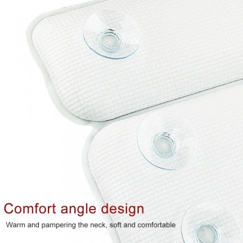 18x38 CM bath tub PVC Foam Waterproof Sponge Bath Pillow Bathtub Pillow Waterproof Cushion Pillow casa de banho acessorios