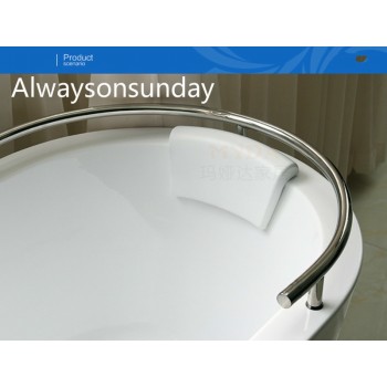 Black and white PU foam quick rebound Bath pillow Classic style bathroom bath pillow Suitable for all kinds of Bathtub Pillow