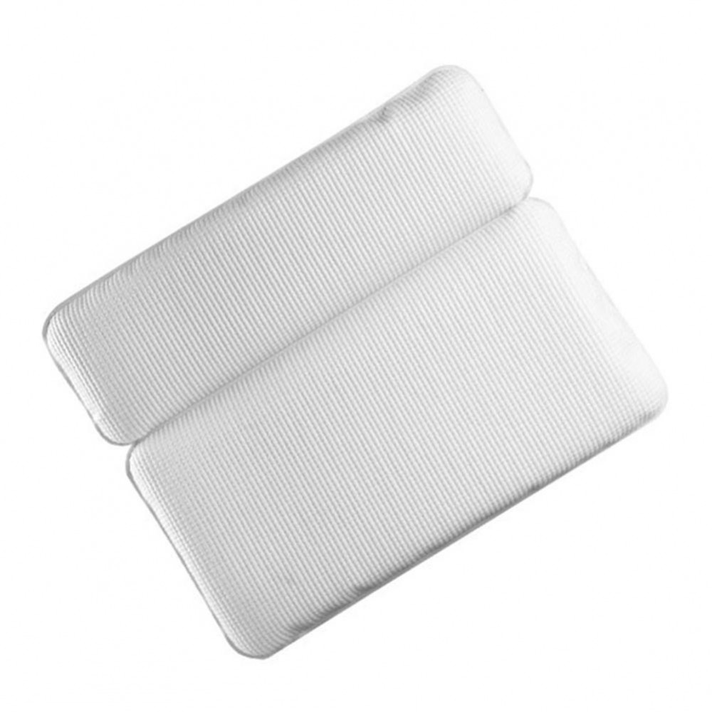 Spa Bath Pillow With Suction Cup Head Shoulder Neck Support Non-Slip Soft Pillows XHC88