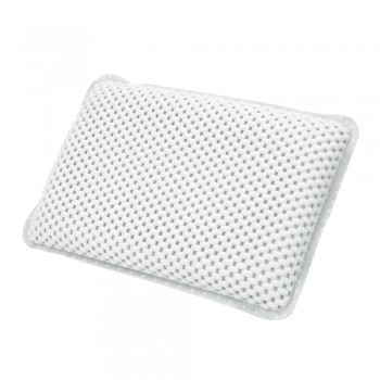 Waterproof Soft PU Bath Pillow Bathtub Spa Pillow Headrest Bathroom Supplies Shoulder Neck Pillow With Silica Gel Suction Cups