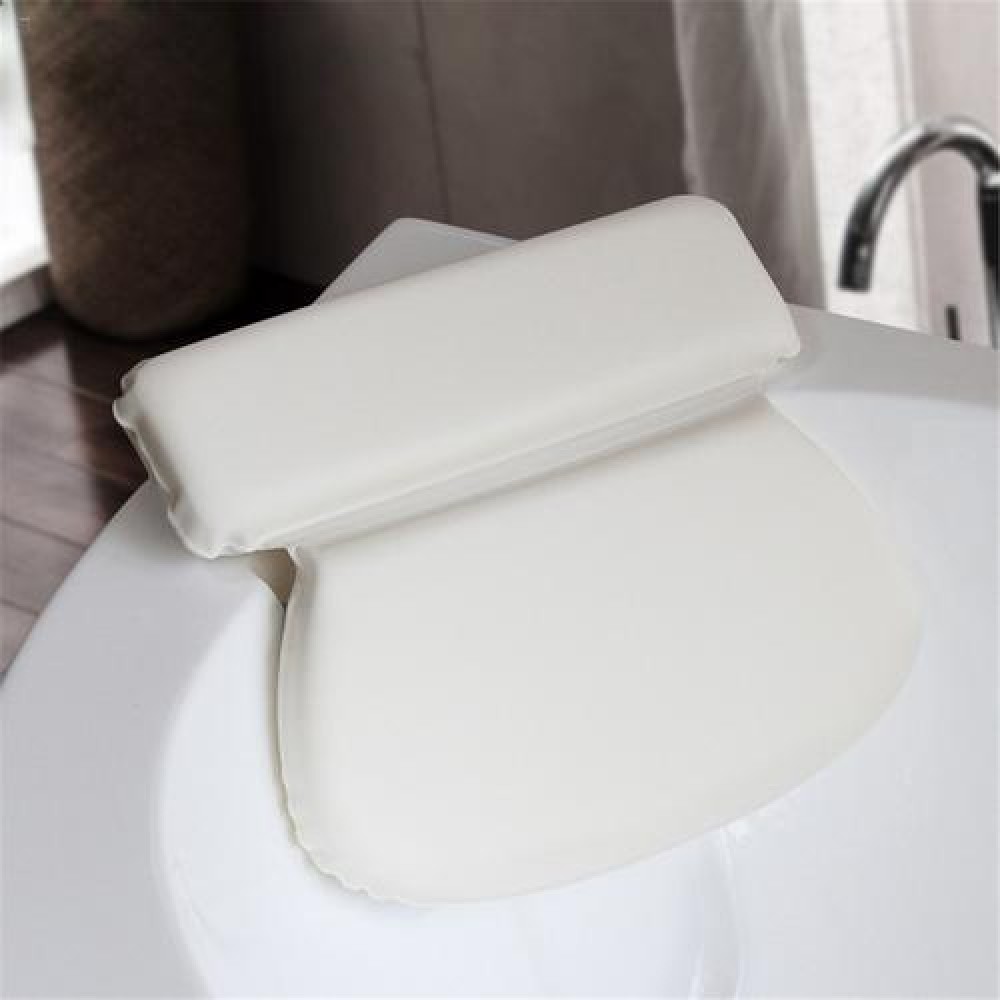 Breathable 3D Mesh Spa Bath Pillow with Suction Cups Neck and Back Support Spa Pillow for Home Hot Tub