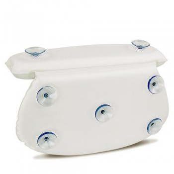 Breathable 3D Mesh Spa Bath Pillow with Suction Cups Neck and Back Support Spa Pillow for Home Hot Tub