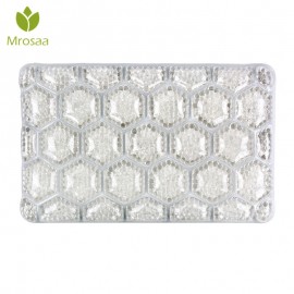 Mrosaa SPA Bath Pillow Waterproof Bathroom Comfortable Bath Pillow PVC Crystal Mud Soft Headrest Suction Cup Bathtub Pillows