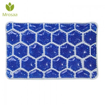 Mrosaa SPA Bath Pillow Waterproof Bathroom Comfortable Bath Pillow PVC Crystal Mud Soft Headrest Suction Cup Bathtub Pillows