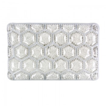 Mrosaa SPA Bath Pillow Waterproof Bathroom Comfortable Bath Pillow PVC Crystal Mud Soft Headrest Suction Cup Bathtub Pillows