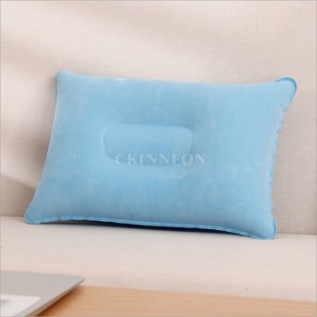 DHL 500pcs Foldable Pillow Outdoor Travel Sleep Pillow Air Inflatable Cushion For Break Rest
