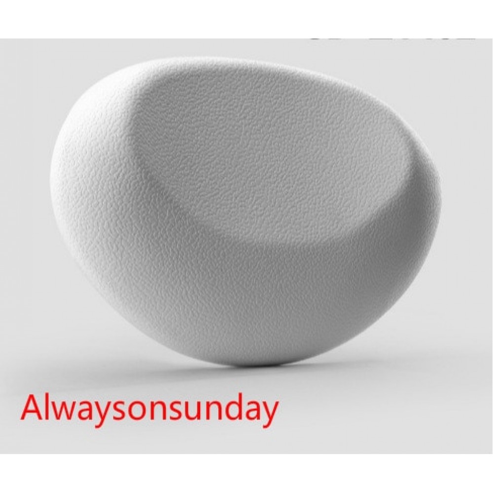 White Soft Senior PU material Foam Soft Plain Bath Spa Pillow Comfortable Relax With Suction Cups Waterproof  bath pillow