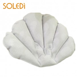 Bathroom Inflatable Bath Spa Pillow Head Back Neck Cushion Bathtub Relaxing T