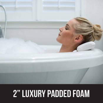 The Original Spa Bath Pillow Featuring Powerful Gripping Technology Extra Soft amp; Large 14.5 x 11 2-Panel Design for Shoulder