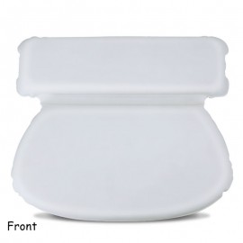 The Original Premium Spa Bath Pillow with 7 Suction Cups FREE Bonus Bath Puff 36.5cmx32.5cm 4cmThick Luxury Design, Quick Dry