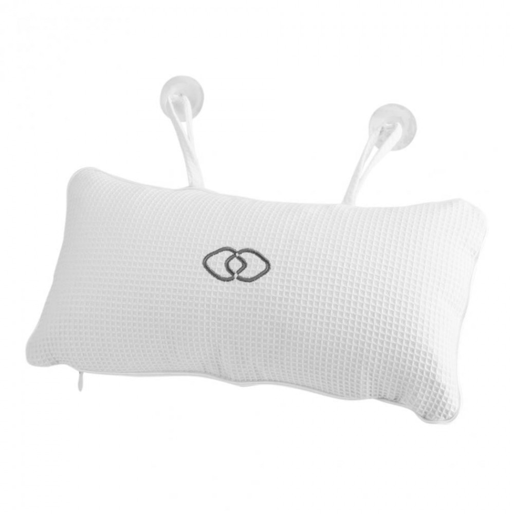 Top Quality  Non-slip Bathtub Spa Pillow Bath Cushion with Suction Cups Head Neck Support Accessories
