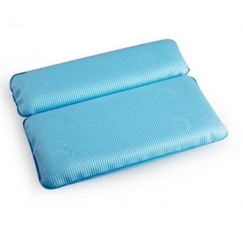 1Pc Hotel Home Bathroom Supply PVC Square Shape Foaming Waterproof Bath Pillows Cushion Blue/Green/Red Free Shipping