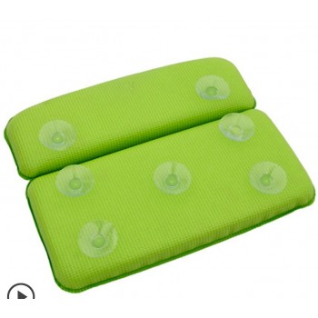 1Pc Hotel Home Bathroom Supply PVC Square Shape Foaming Waterproof Bath Pillows Cushion Blue/Green/Red Free Shipping
