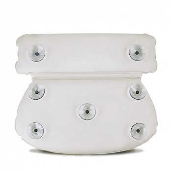 36*31CM PU Sponge Round Bathtub Pillow Bath Pillow Bathroom Waterproof Shower Head Pillow Sucker Shower Bathtub Pillow