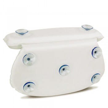 36*31CM PU Sponge Round Bathtub Pillow Bath Pillow Bathroom Waterproof Shower Head Pillow Sucker Shower Bathtub Pillow