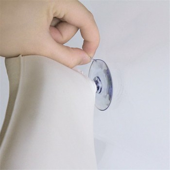 36*31CM PU Sponge Round Bathtub Pillow Bath Pillow Bathroom Waterproof Shower Head Pillow Sucker Shower Bathtub Pillow