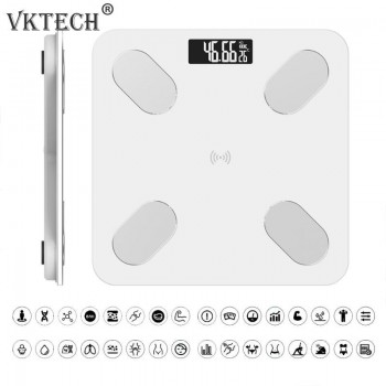 Bluetooth Body Fat Scale - Smart BMI Scale Digital Bathroom Wireless Weight Scale Body Composition Analyzer with Smartphone App