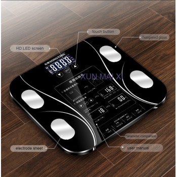 English Weighing Smart Bathroom Weight Scales Household Body Fat bmi Scale Digital Human Weighting Mi Scales Floor lcd Display