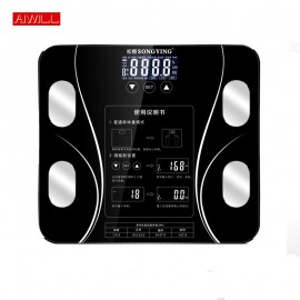 AIWILL Electronic Smart Weighing Scales Bathroom Body Fat bmi Scale Digital Human Weight Mi Scales Floor lcd display Health Gift