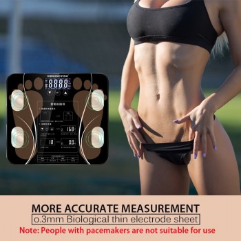 AIWILL Electronic Smart Weighing Scales Bathroom Body Fat bmi Scale Digital Human Weight Mi Scales Floor lcd display Health Gift