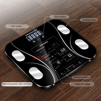 AIWILL Electronic Smart Weighing Scales Bathroom Body Fat bmi Scale Digital Human Weight Mi Scales Floor lcd display Health Gift