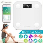 Yunmai Mini M1501 Bluetooth Smart Body Fat Scale Body Composition Monitor Track BMI and BMR Analyzer