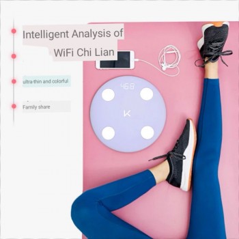 30.5CM 150kg WiFi App Electronic Bluetooth Intelligent Connection Bathroom Scales Health Scale Home Smart Digital Control