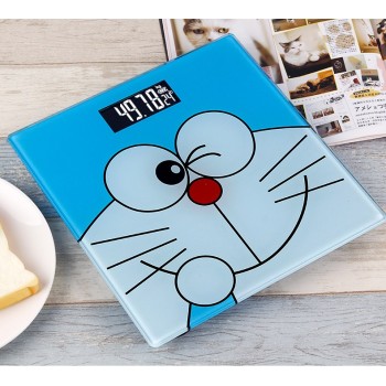 Cute Cartoon Doraemon Smart Bathroom Personal Electronic Scales Household Digital Weight Floor Body Fat Scale LCD HD Display
