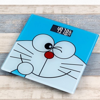 Cute Cartoon Doraemon Smart Bathroom Personal Electronic Scales Household Digital Weight Floor Body Fat Scale LCD HD Display