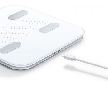 XIAOMI YUNMAI Intelligent Bluetooth Body Fat Scale Smart APP Fat Weight Scale LED Display USB Charging Support Android And IOS