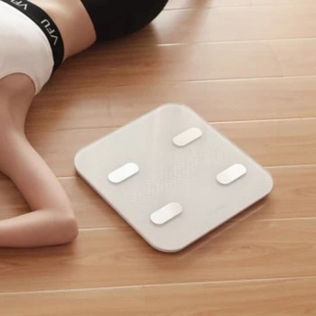 XIAOMI YUNMAI Intelligent Bluetooth Body Fat Scale Smart APP Fat Weight Scale LED Display USB Charging Support Android And IOS