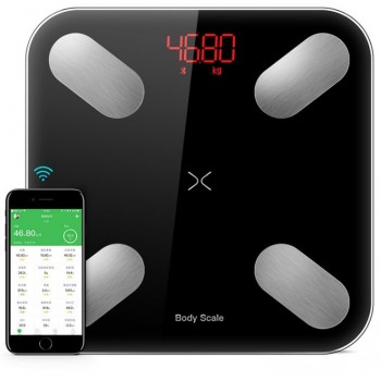 2019 Hot Smart Bathroom Weight Scale Floor Household Human Body Fat Mi Scale bmi Digital weighing Scales Bluetooth Weegschaal