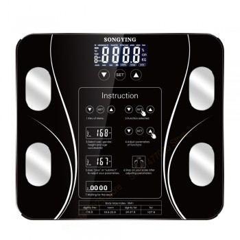 Hot Bathroom Weight Scales Floor Weegschaal Smart Body Fat Mi Scale Digital Weighing bmi Scale Balance Electronique 13 Body Data