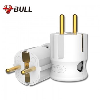 10 X BULL EU plug 16A 250V EU Plug Socket Eu Adapter Electrical Plug AC Power Connector Cable Cord Female Male Converter Adaptor