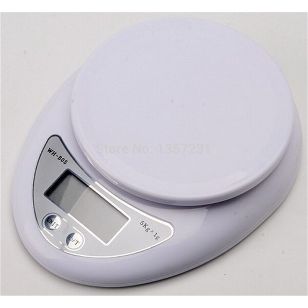 60pcs/lot 5kg Digital Food Diet Postal Scale balance