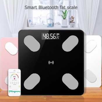 Bluetooth Body Fat Scale - Smart BMI Scale Digital Bathroom Wireless Weight Scale Body Composition Analyzer with Smartphone App